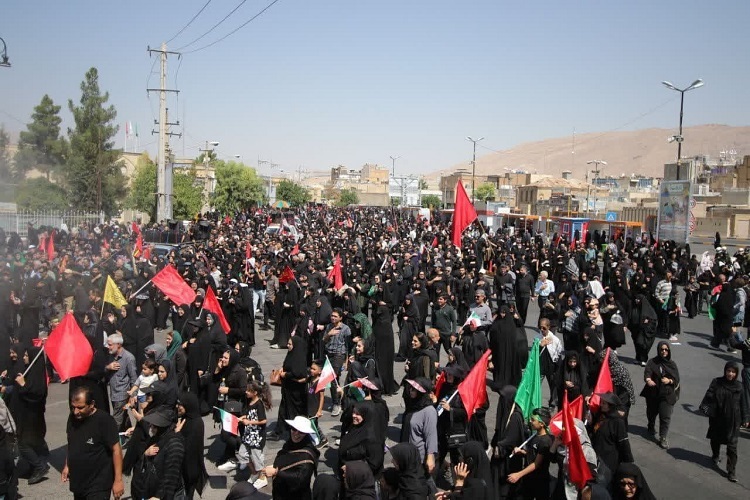 پیاده روی دلدادگان اربعین، شیراز
