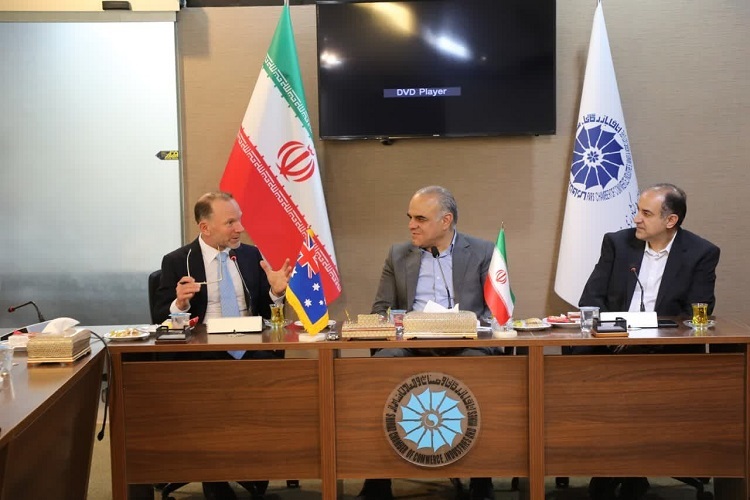 نشست رئیس اتاق بازرگانی فارس با سفیر استرالیا، شیراز