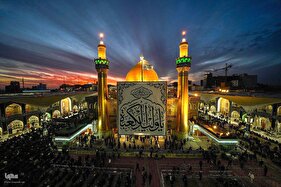 حرم مطهر علوی در آستانه میلاد مولود کعبه