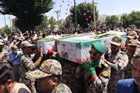 ملایر میزبان پیکر پاک دو شهید مدافع آسمان ایران‎