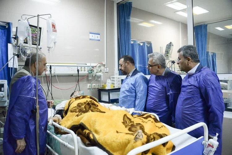 بازدید استاندار فارس از بیمارستان نمازی شیراز