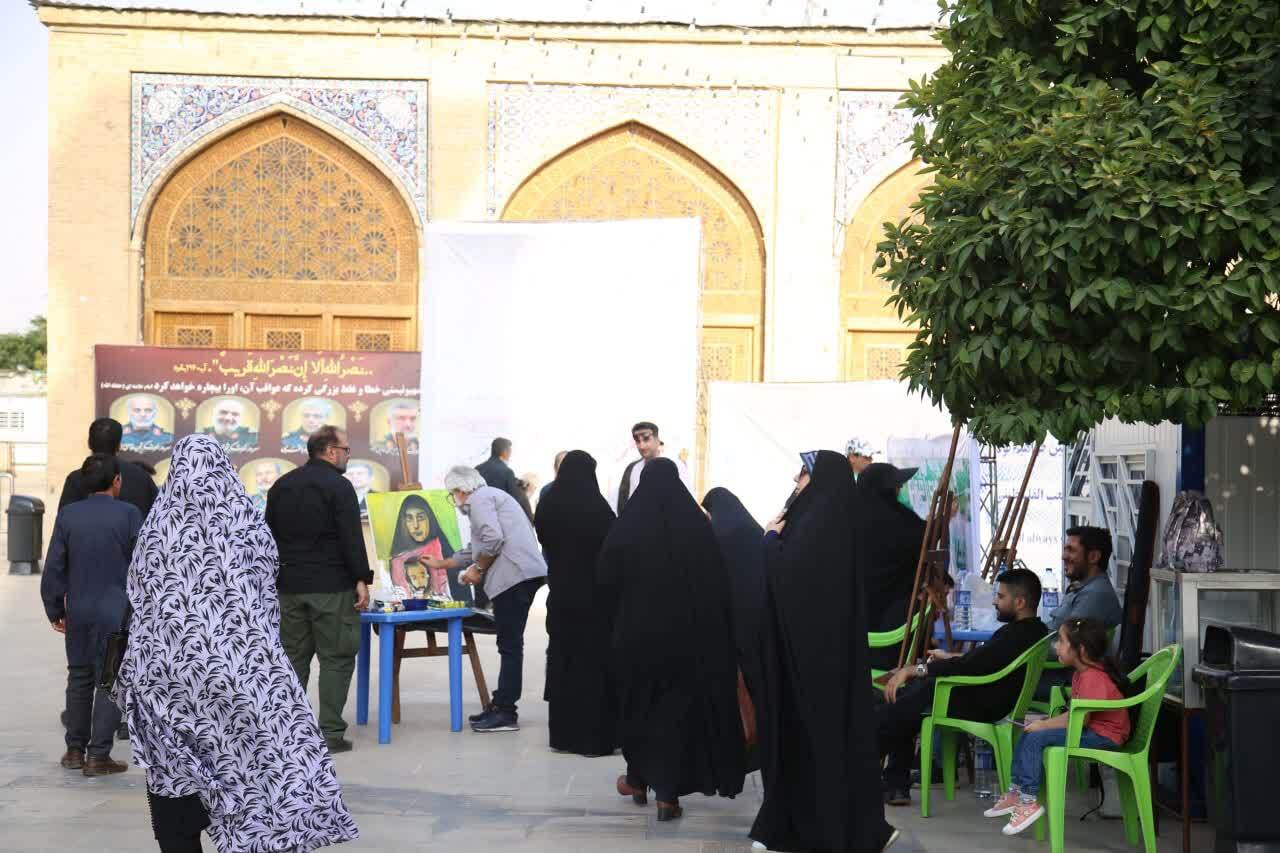 نمایشگاه پویش «۲۰۴۰»، حرم سیدعلاءالدین حسین(ع) شیراز