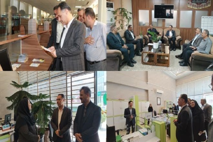بازدید مدیرکل ارتباطات و فناوری اطلاعات استان فارس از مراکز توزیع ارز و گذرنامه اربعین