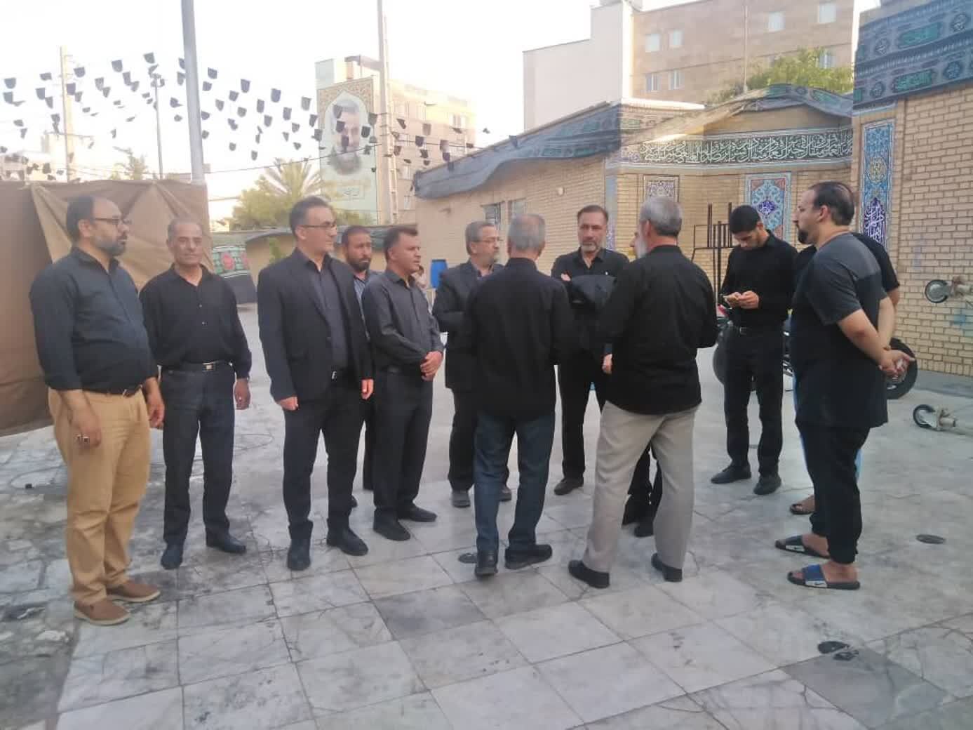 بازدید شهردار منطقه ۱۱ شیراز از طرح مسجدمحوری
