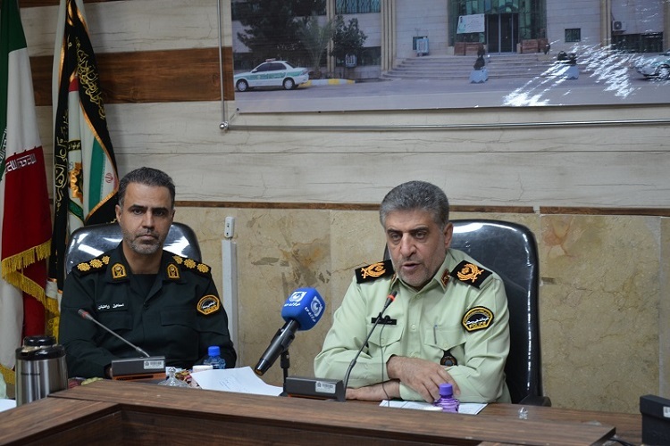 نشست خبری فرمانده انتظامی فارس