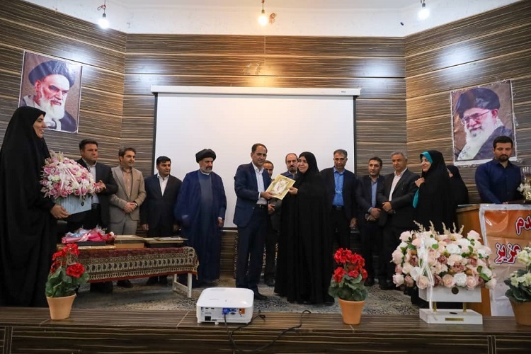 مراسم تودیع و معارفه رئیس آموزش و پرورش صدرا