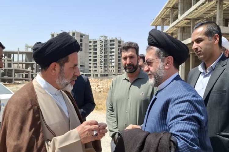 بازدید رئیس کل دادگستری فارس از پروژه موقوفه زالی، شیراز