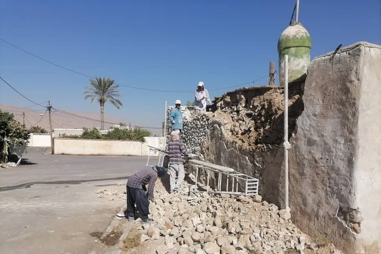 مرمت بنای تاریخی امام‌زاده خواجه پیری کازرون