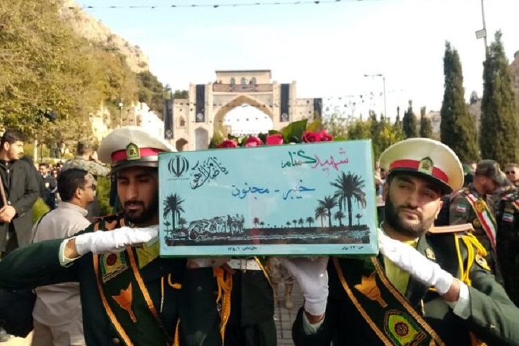 استقبال پیکرهای شهدا، شیراز