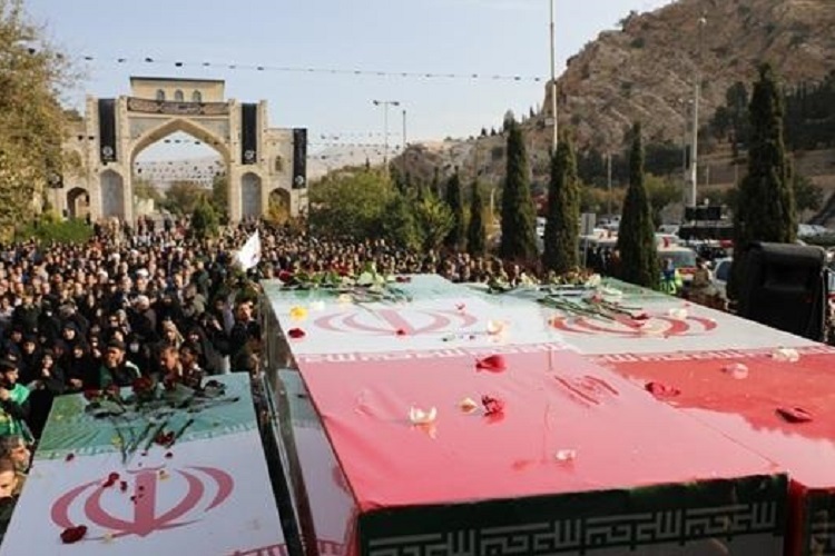 تشییع شهدای گمنام، شیراز