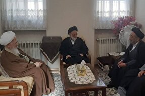 دیدار دست‌اندرکاران همایش «ریحانة‌النبی» با آیت‌الله العظمی جوادی آملی