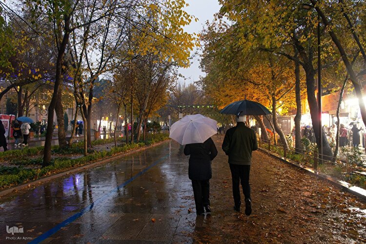 بارش باران پاییزی