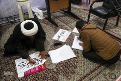 اجتماع بزرگ طلاب و روحانیون شیراز در پاسداشت شهدای مقاومت