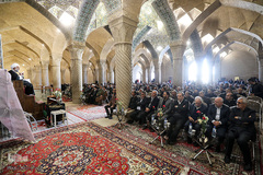 مراسم بزرگداشت سردار دل‌ها در مسجد تاريخي وكيل شيراز