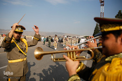 استقبال و تشییع پیکر ۴ شهید حادثه ناوچه کنارک در شیراز