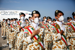 استقبال و تشییع پیکر ۴ شهید حادثه ناوچه کنارک در شیراز