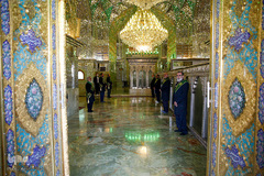 استقبال و تشییع پیکر ۴ شهید حادثه ناوچه کنارک در شیراز