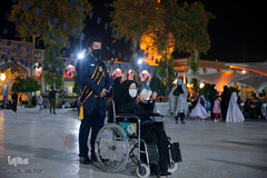 عزاداری شب تاسوعای حسینی در حرم شاهچراغ (ع)