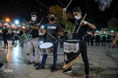 عزاداری شب تاسوعای حسینی در حرم شاهچراغ (ع)