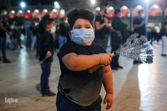 عزاداری شب تاسوعای حسینی در حرم شاهچراغ (ع)