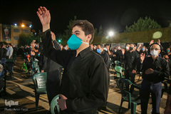 عزاداری شب عاشورا در هیئت محبان ثارالله - شیراز