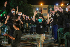 عزاداری شب عاشورا در هیئت محبان ثارالله - شیراز