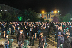 عزاداری شب عاشورا در هیئت محبان ثارالله - شیراز