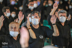 عزاداری شب عاشورا در هیئت محبان ثارالله - شیراز