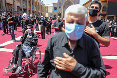 عزاداری ظهر عاشورا در حرم شاهچراغ(ع)