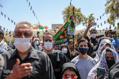 عزاداری ظهر عاشورا در حرم شاهچراغ(ع)