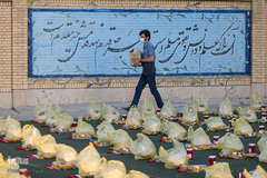 کمک مومنانه خیریه کانون قرآن دبیرستان شهید دستغیب