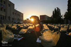 کمک مومنانه خیریه کانون قرآن دبیرستان شهید دستغیب