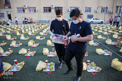 کمک مومنانه خیریه کانون قرآن دبیرستان شهید دستغیب