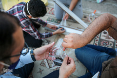 کمک مومنانه خیریه کانون قرآن دبیرستان شهید دستغیب