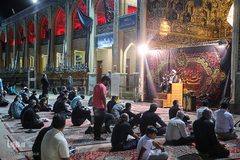 مراسم شهادت امام حسن مجتبی (ع) در حرم مطهر شاهچراغ‎(ع)