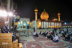 مراسم شهادت امام حسن مجتبی (ع) در حرم مطهر شاهچراغ‎(ع)