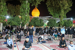 مراسم شهادت امام حسن مجتبی (ع) در حرم مطهر شاهچراغ‎(ع)