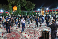 مراسم شهادت امام حسن مجتبی (ع) در حرم مطهر شاهچراغ‎(ع)