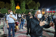 مراسم شهادت امام حسن مجتبی (ع) در حرم مطهر شاهچراغ‎(ع)