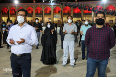 مراسم شهادت امام حسن مجتبی (ع) در حرم مطهر شاهچراغ‎(ع)