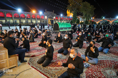 مراسم شهادت امام حسن مجتبی (ع) در حرم مطهر شاهچراغ‎(ع)