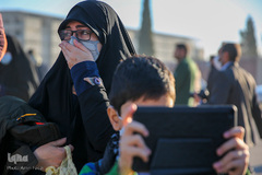 استقبال از پیكرهای مطهر ۱۵ شهید دوران دفاع مقدس - شیراز