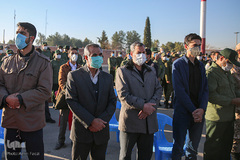 استقبال از پیكرهای مطهر ۱۵ شهید دوران دفاع مقدس - شیراز