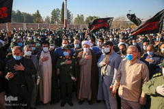 استقبال از پیكرهای مطهر ۱۵ شهید دوران دفاع مقدس - شیراز