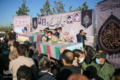 استقبال از پیكرهای مطهر ۱۵ شهید دوران دفاع مقدس - شیراز