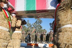 استقبال از پیكرهای مطهر ۱۵ شهید دوران دفاع مقدس - شیراز