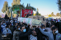 استقبال از پیكرهای مطهر ۱۵ شهید دوران دفاع مقدس - شیراز