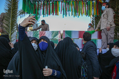 استقبال از پیكرهای مطهر ۱۵ شهید دوران دفاع مقدس - شیراز