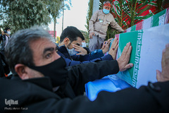 استقبال از پیكرهای مطهر ۱۵ شهید دوران دفاع مقدس - شیراز