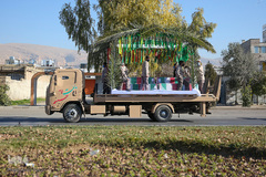 استقبال از پیكرهای مطهر ۱۵ شهید دوران دفاع مقدس - شیراز